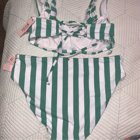 VS Full Coverage Striped Bikini - NWT - Picture 2 of 6